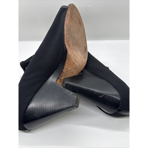 Donald J Pliner Riley Peep Toe Bootie Size 8M Black - Picture 8 of 10